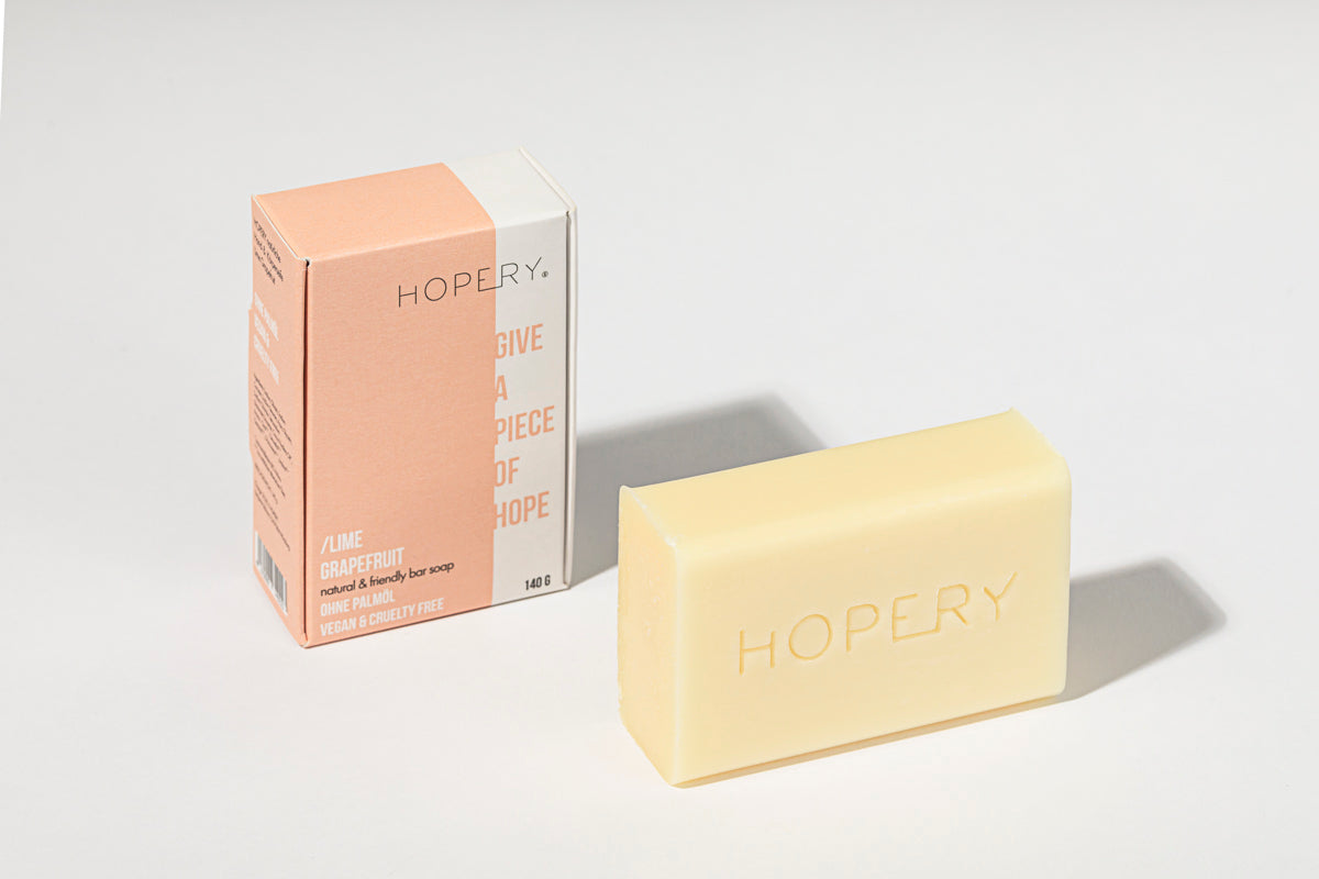 HOPERY Lime Grapefruit Bar Soap